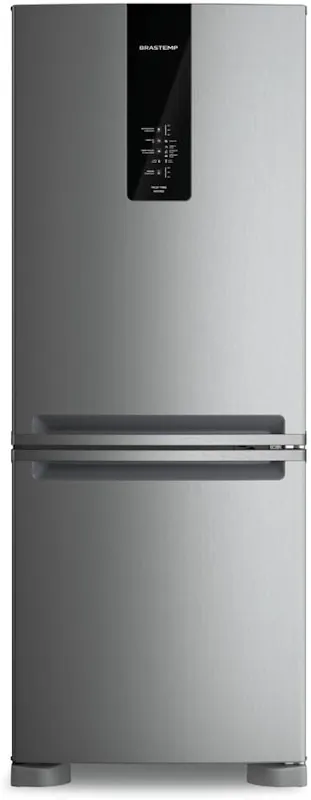 Geladeira inox Brastemp BRE57FK Inverse 447 L — acesso prático e boa capacidade