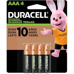 pilhas recarregáveis Duracell 2500 mAh