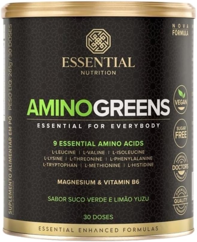 Essential Nutrition Amino Greens - Aminoácidos Essenciais