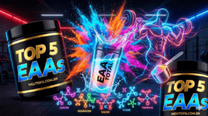 Melhores Aminoácidos Essenciais em 2026: Top 5 EAA + EAA vs BCAA vs Whey