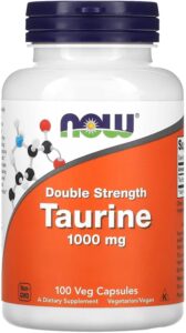 Melhor Taurina em Cápsulas 2026: Top 5 (1000mg e 500mg) + Guia de Compra