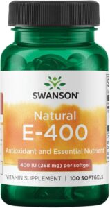 Vitamina E: Top 5 (2026) 400 UI e 1000 UI + tabela e custo por dia