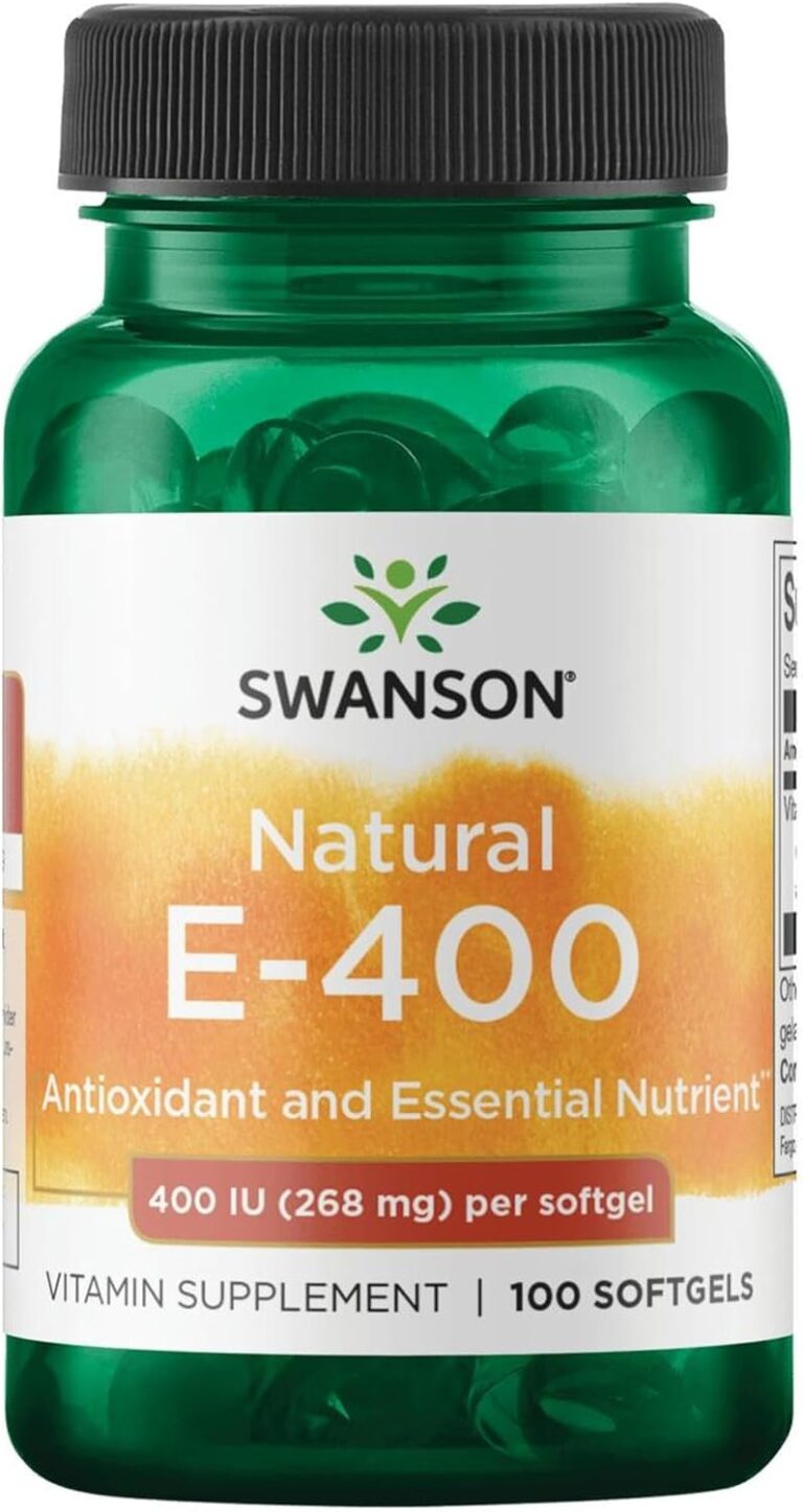 Vitamina E: Top 5 (2026) 400 UI e 1000 UI + tabela e custo por dia