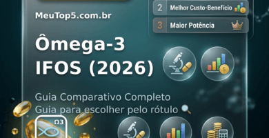 ômega 3 com selo IFOS