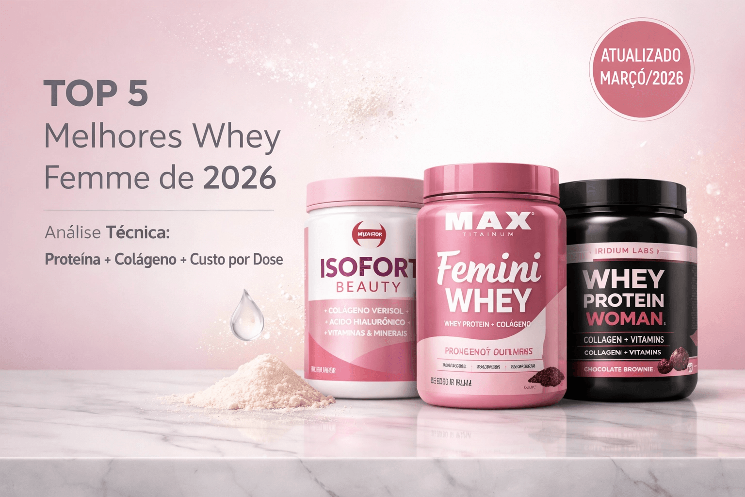 melhor whey femme 2026