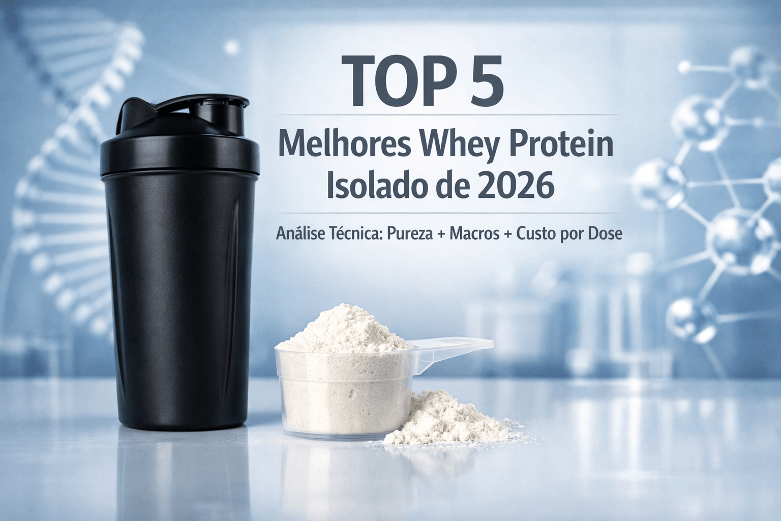 melhor whey protein isolado 2026