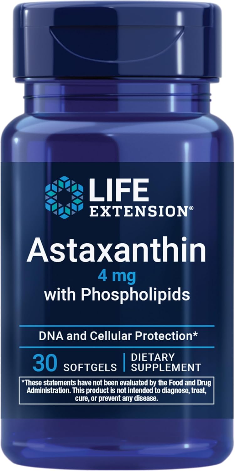 life extension astaxanthin with phospholipids