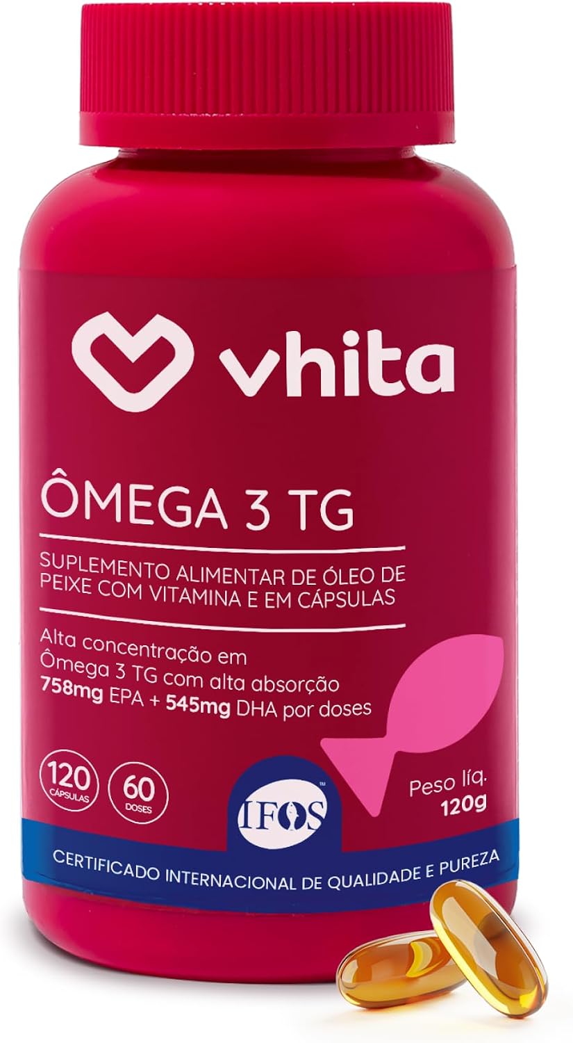 Vhita Ômega 3 TG 120 cápsulas